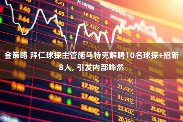 金策略 拜仁球探主管施马特克解聘10名球探+招新8人, 引发内部哗然